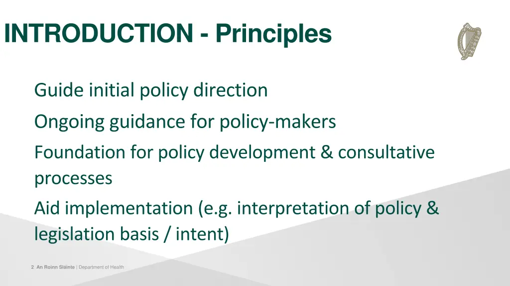 introduction principles
