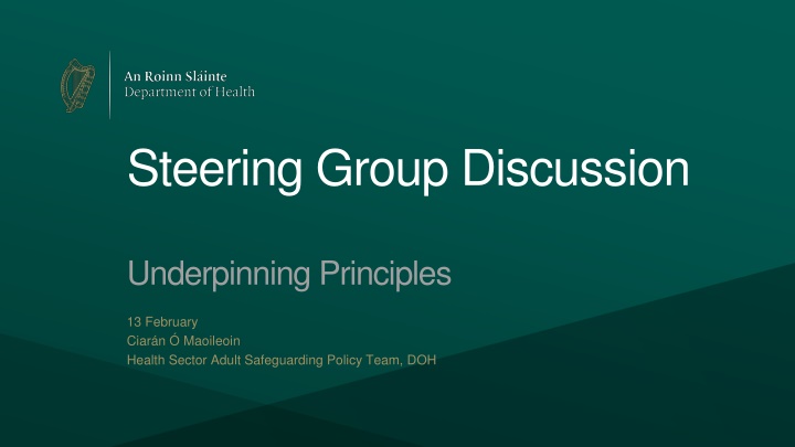 steering group discussion