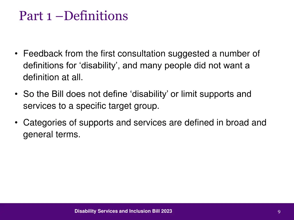 part 1 definitions
