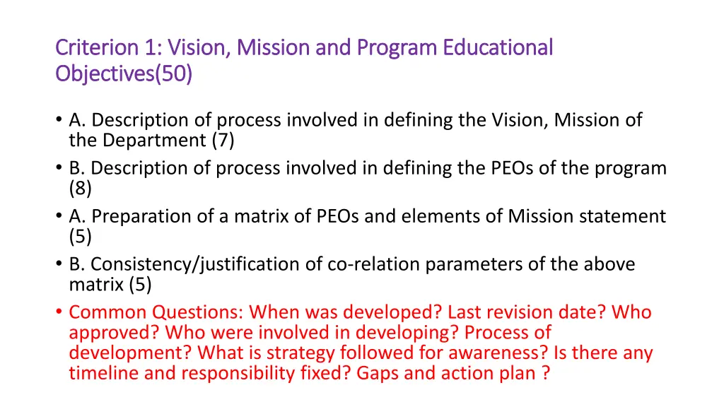 criterion 1 criterion 1 vision mission 1