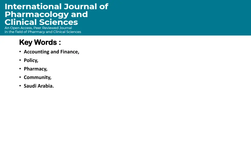 key words key words accounting and finance policy
