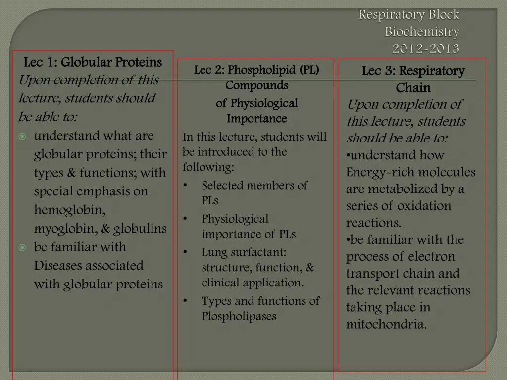 lec lec 1 globular proteins 1 globular proteins