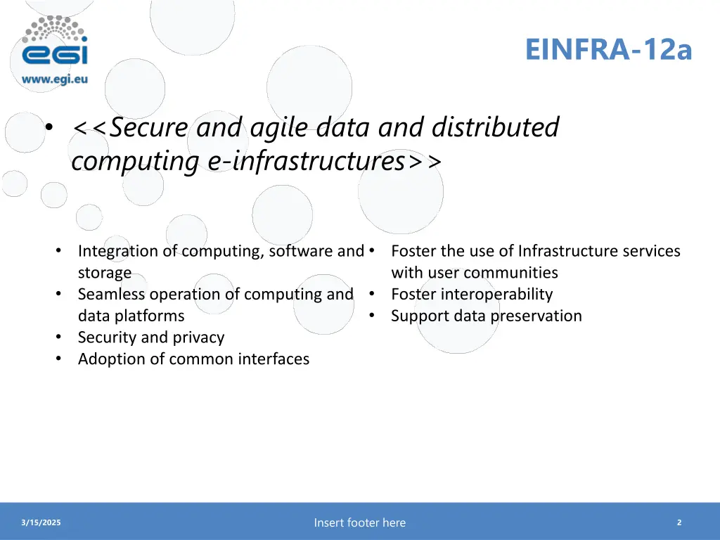 einfra 12a