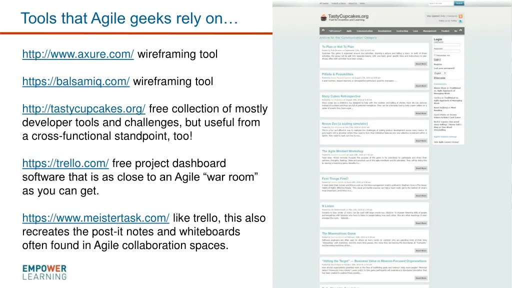 tools that agile geeks rely on