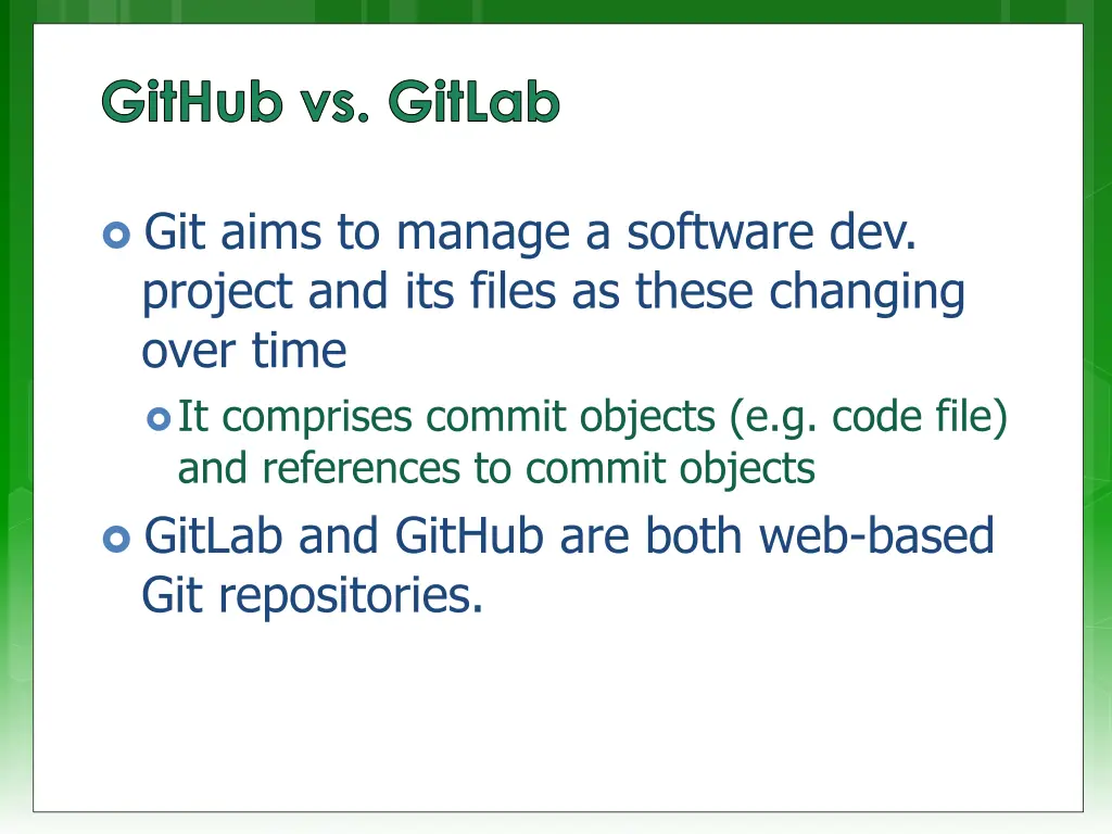 github vs gitlab