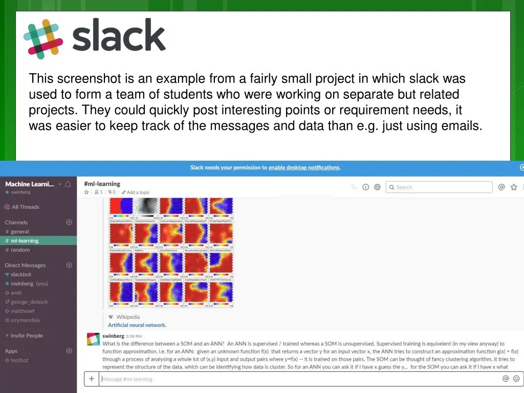 this screenshot is an example from a fairly small