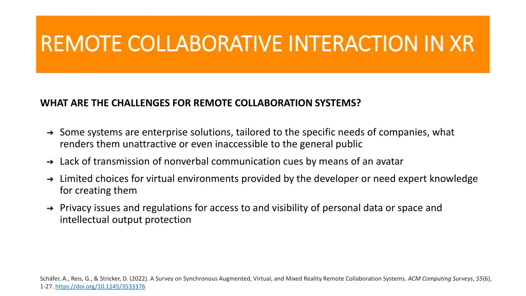 remote collaborative interaction in xr remote 1