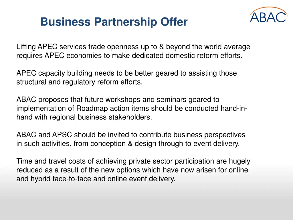 business partnership offer