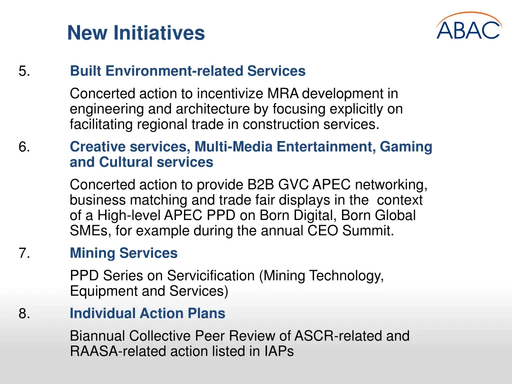 new initiatives 1