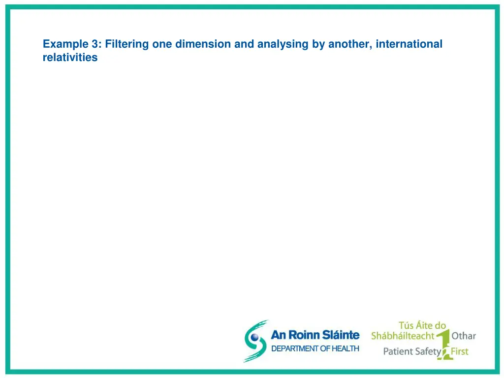 example 3 filtering one dimension and analysing