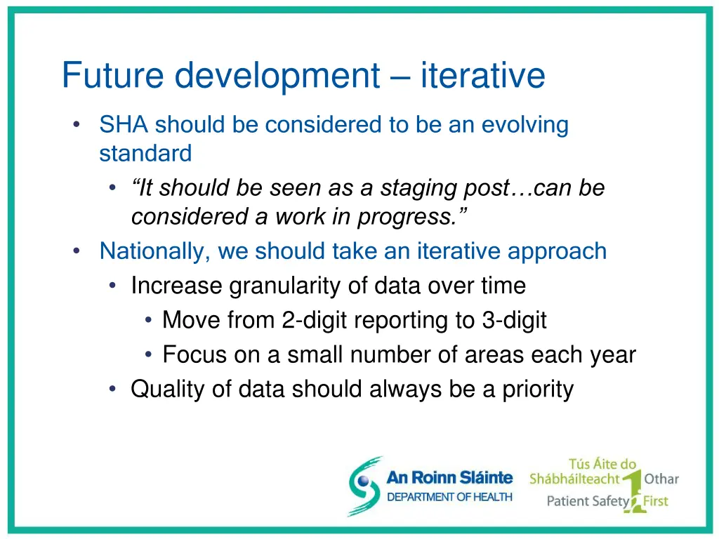 future development iterative