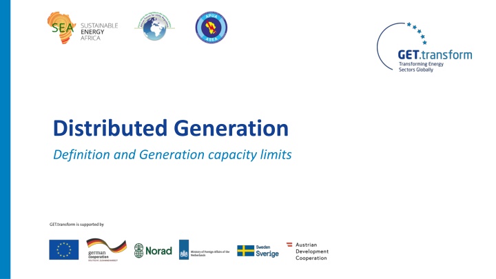 distributed generation definition and generation