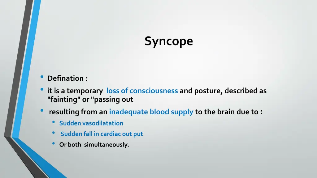 syncope