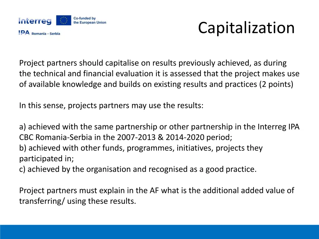 capitalization