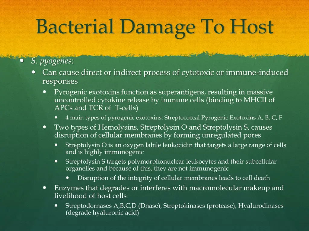 bacterial damage to host 2