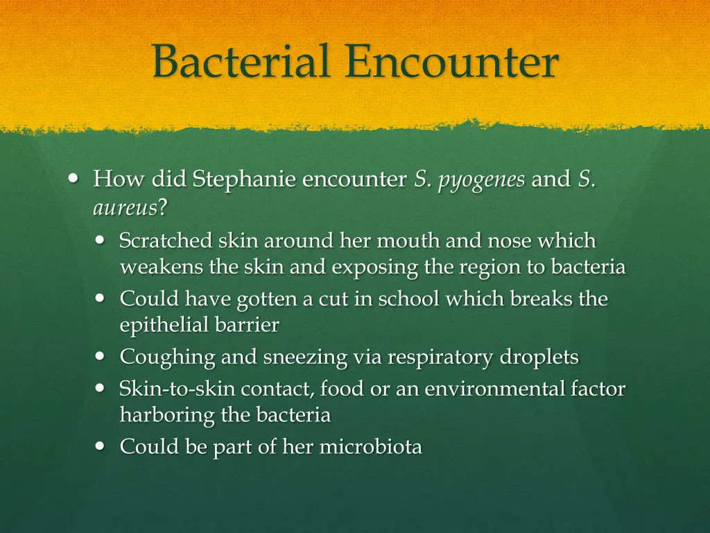bacterial encounter 3