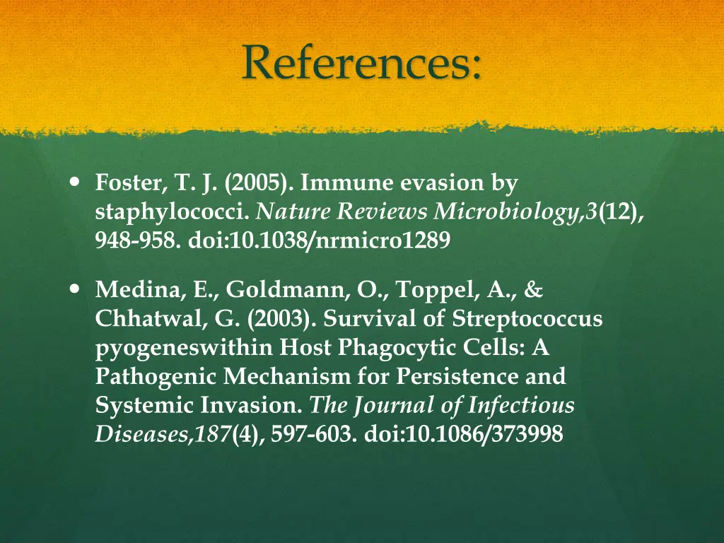 references
