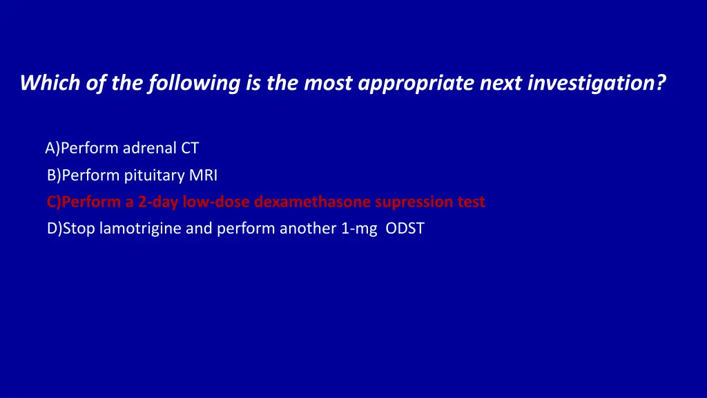 which of the following is the most appropriate 2