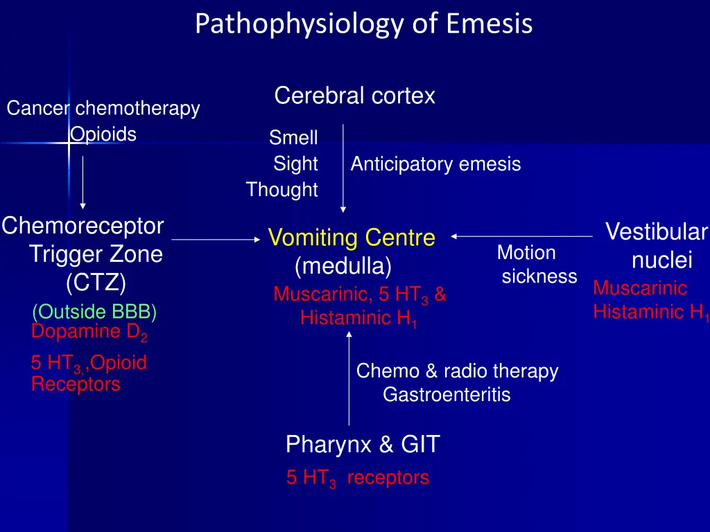 pathophysiology of emesis