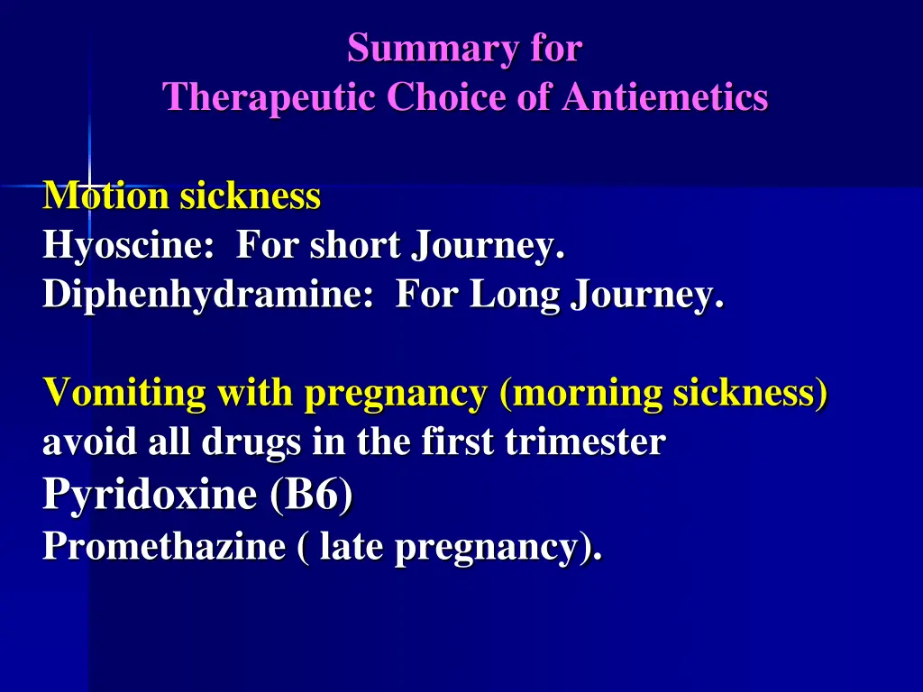 summary for