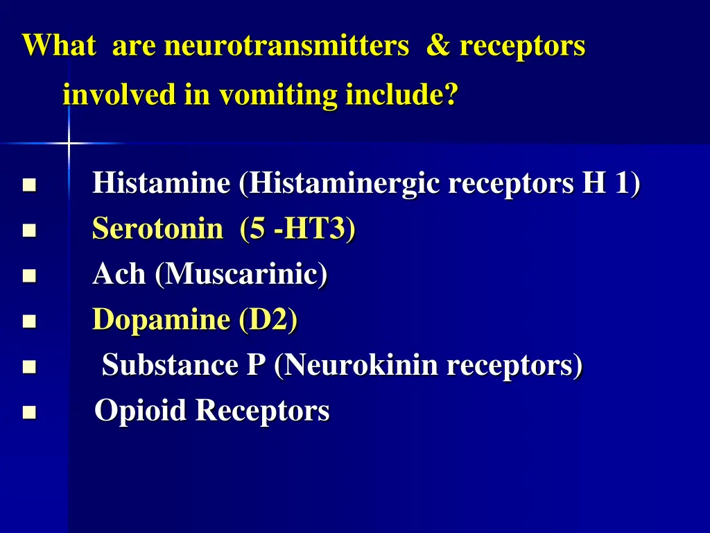 what are neurotransmitters receptors involved