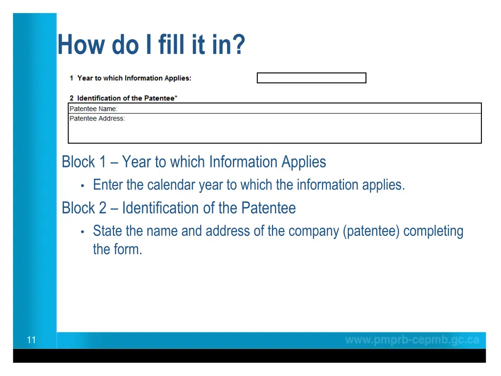 how do i fill it in
