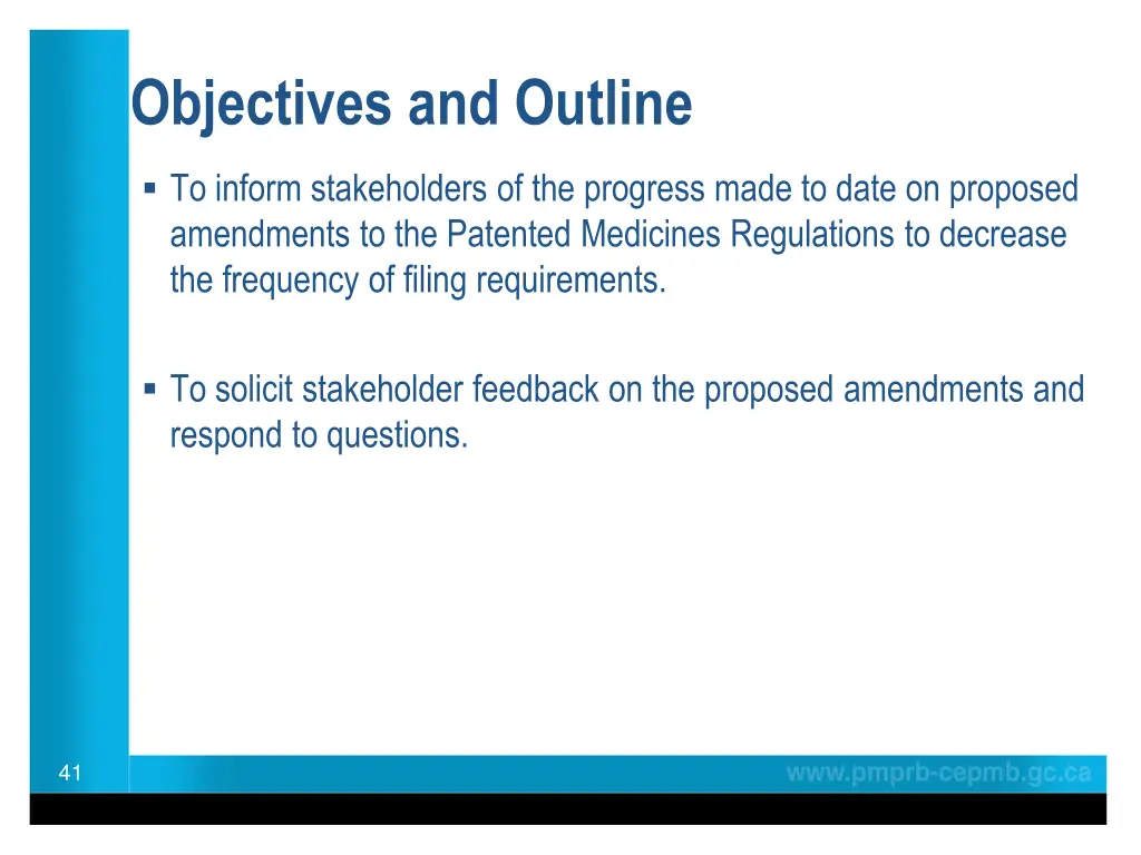 objectives and outline