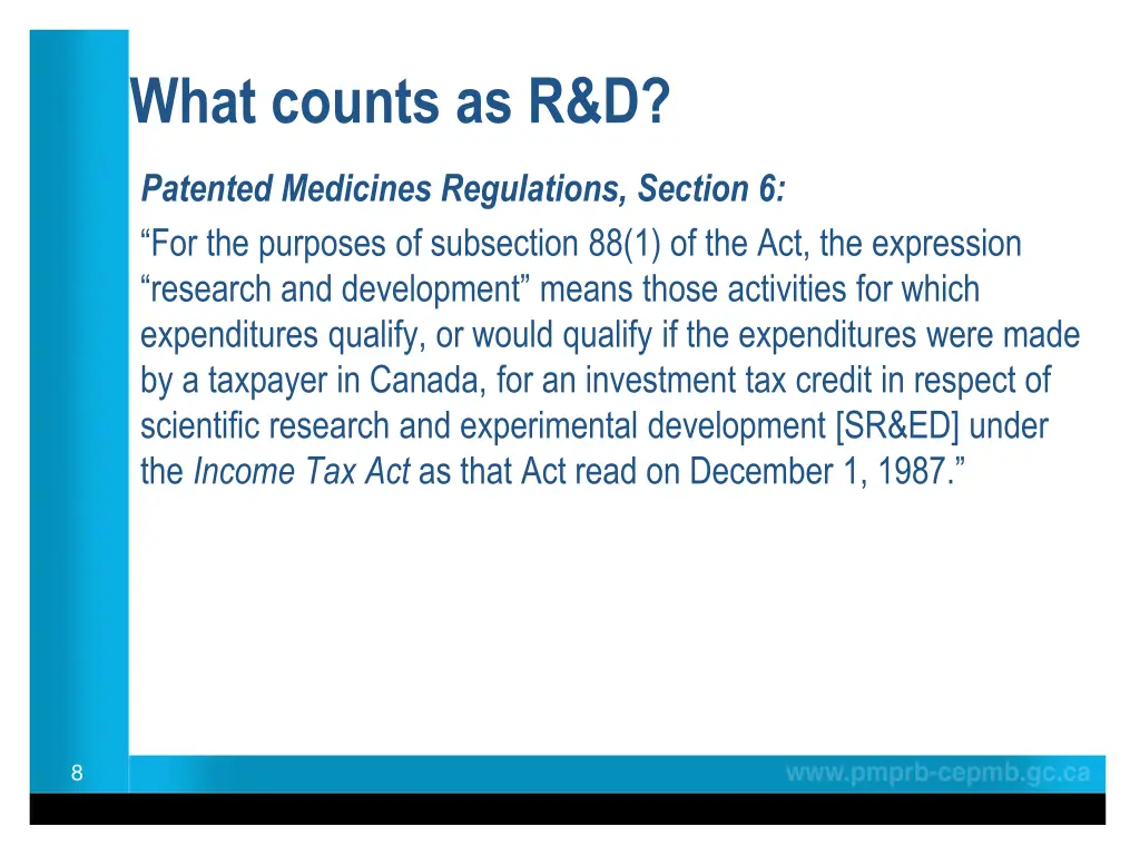 what counts as r d