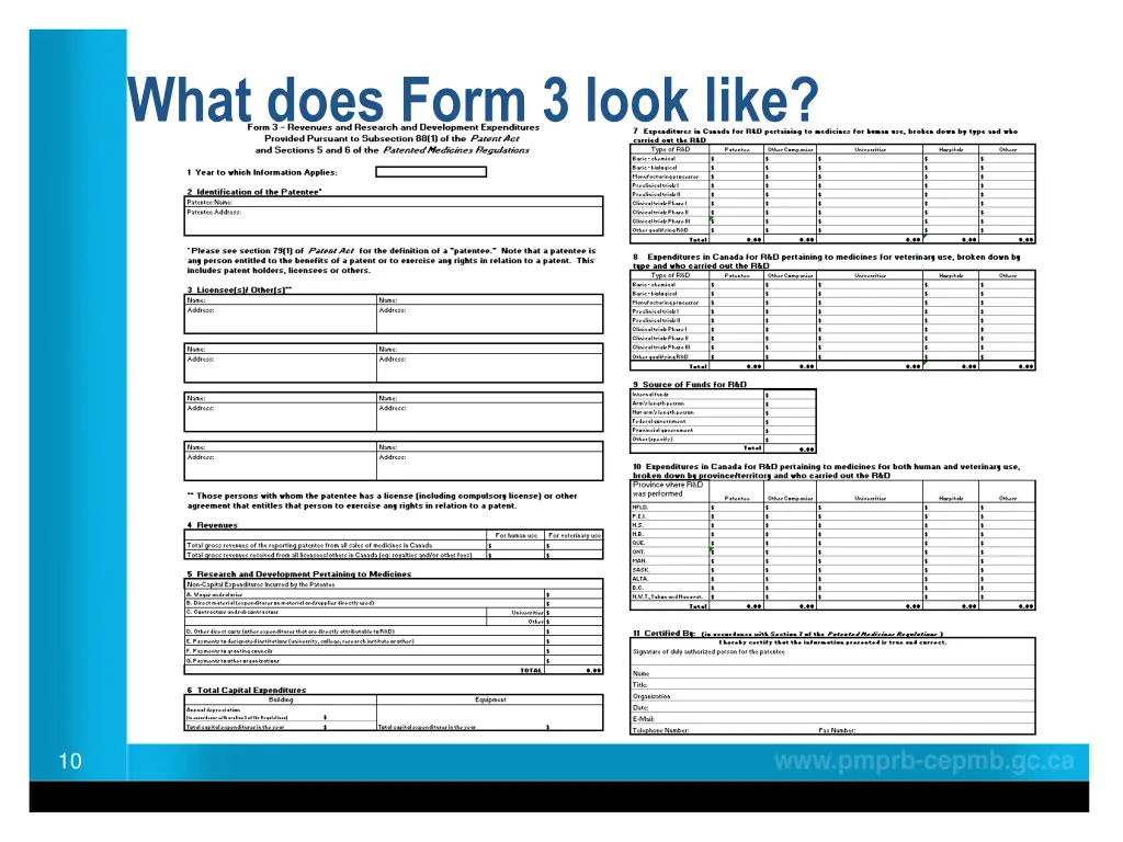 what does form 3 look like