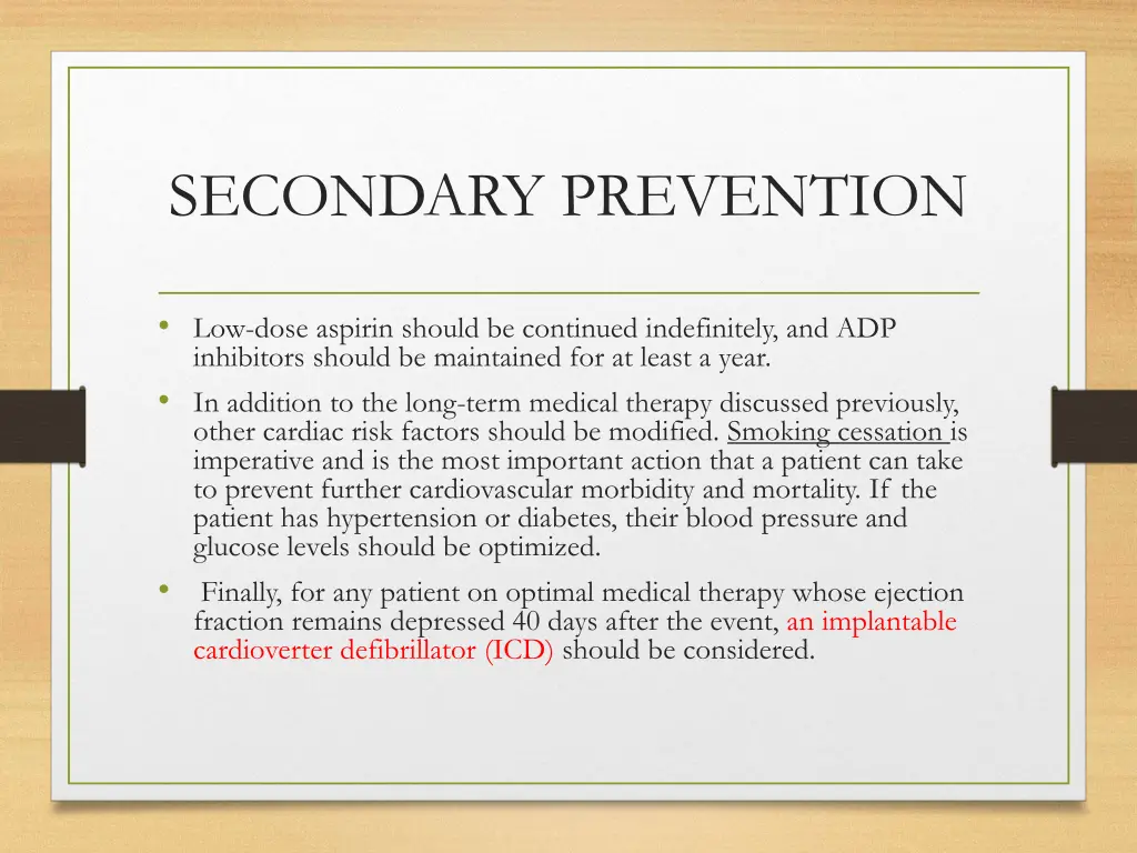 secondary prevention 1