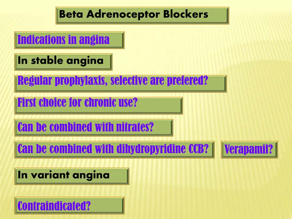 beta adrenoceptor blockers 1