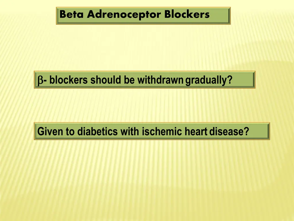 beta adrenoceptor blockers 3