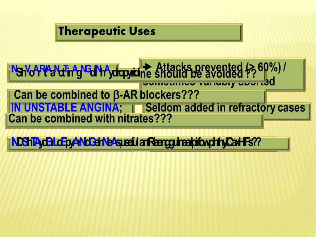 therapeutic uses