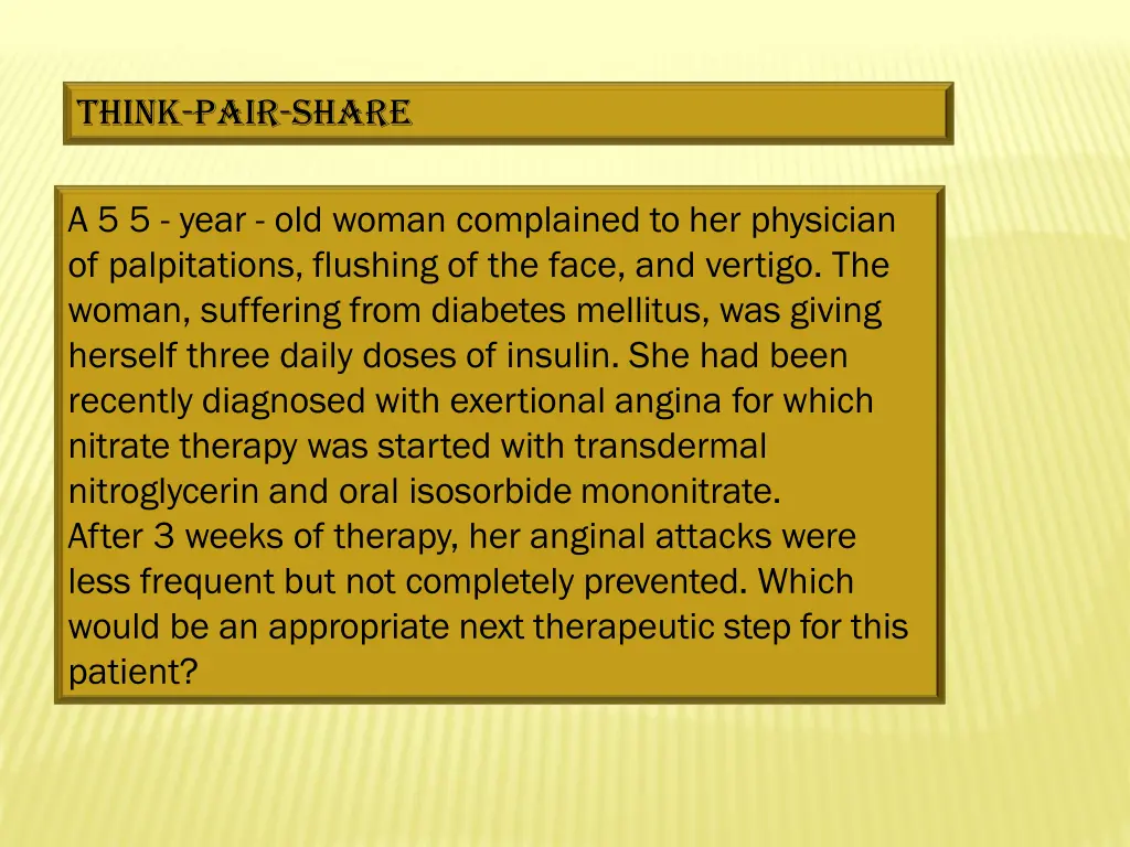 think pair share