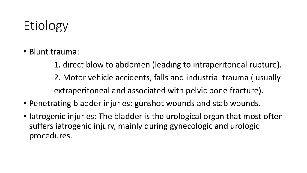 etiology 1