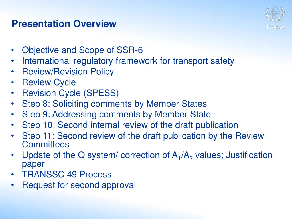 presentation overview