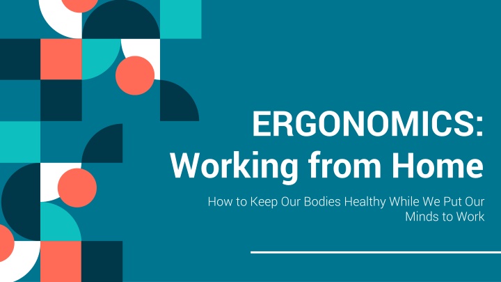 ergonomics working from home how to keep