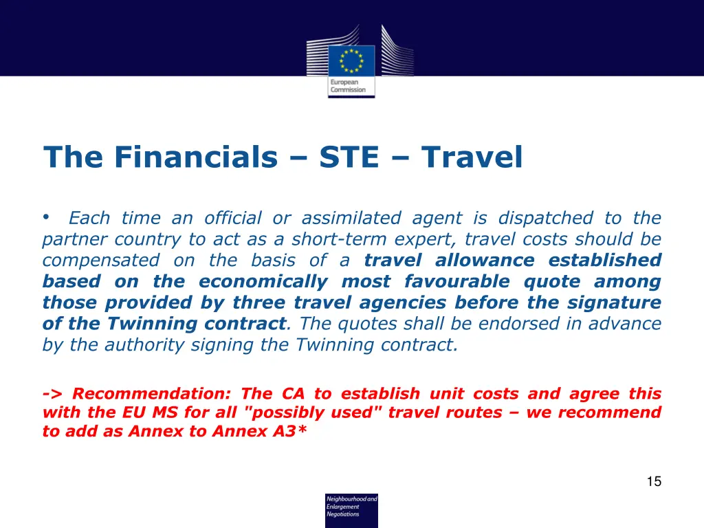 the financials ste travel