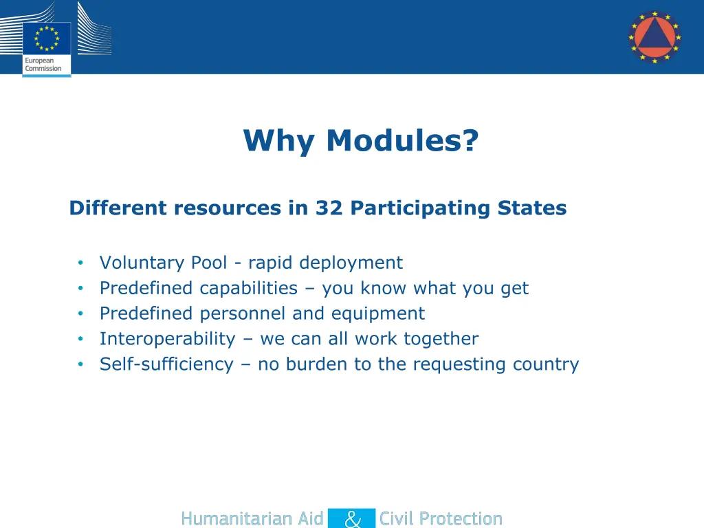 why modules