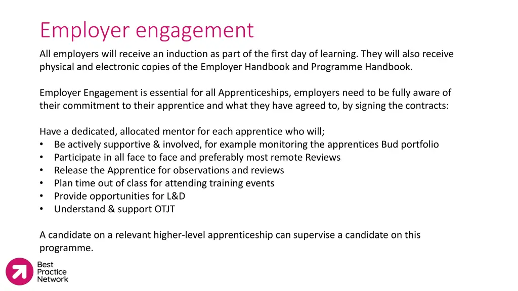 employer engagement