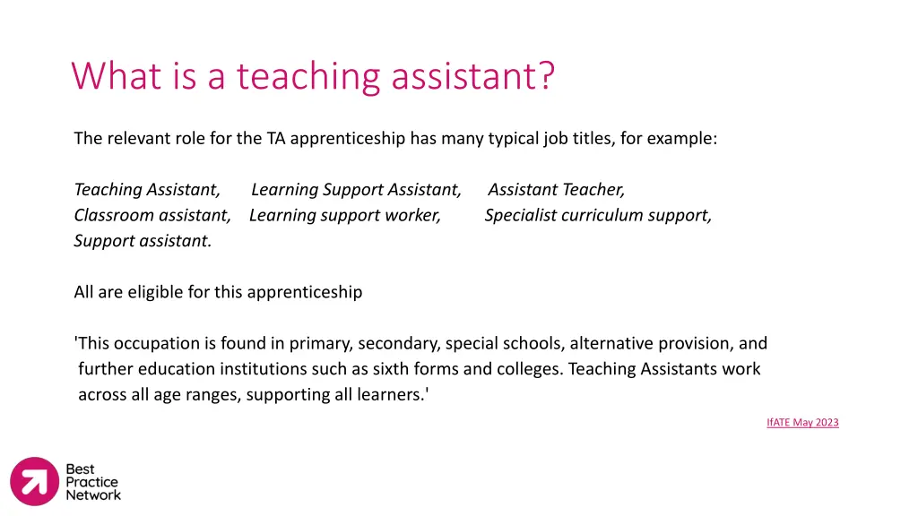 what is a teaching assistant 2
