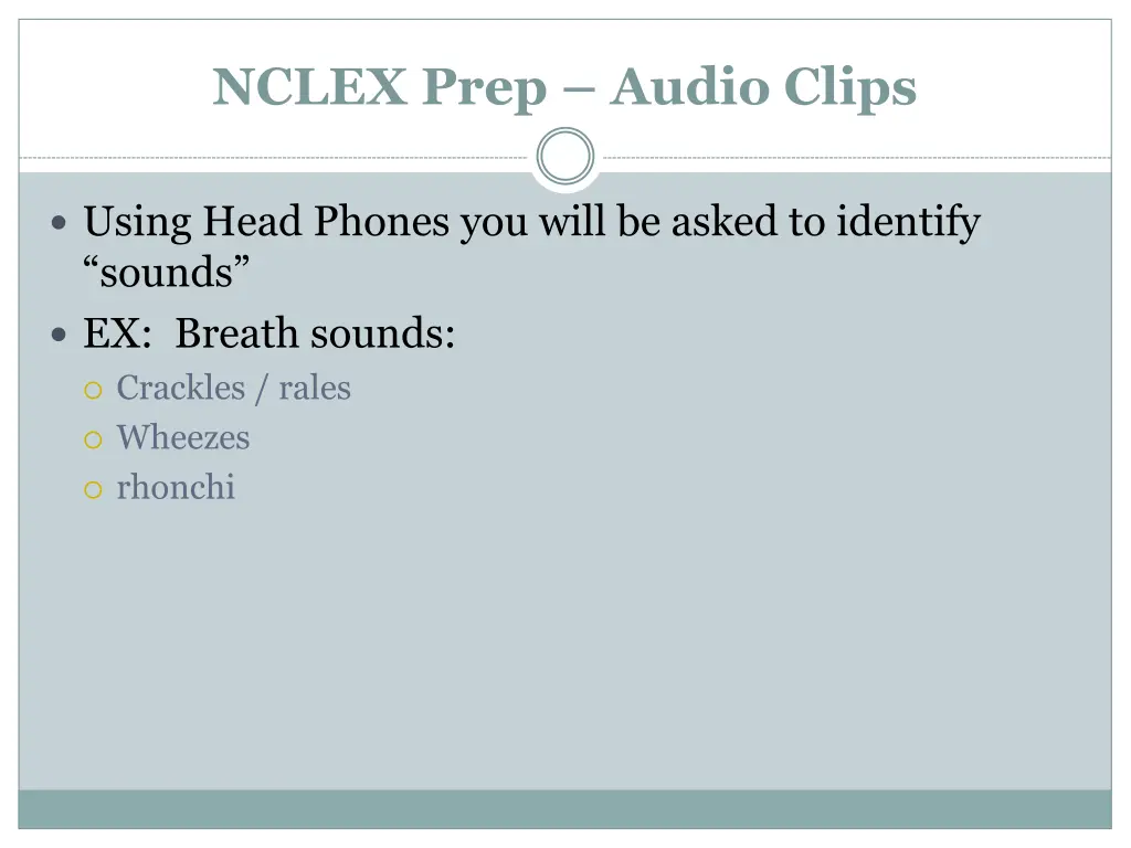 nclex prep audio clips
