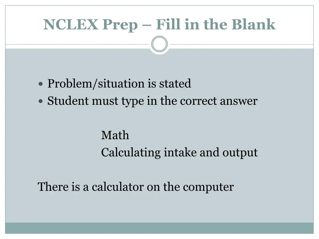nclex prep fill in the blank