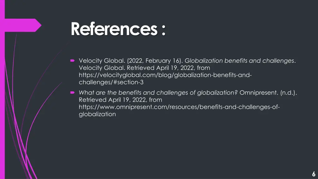 references