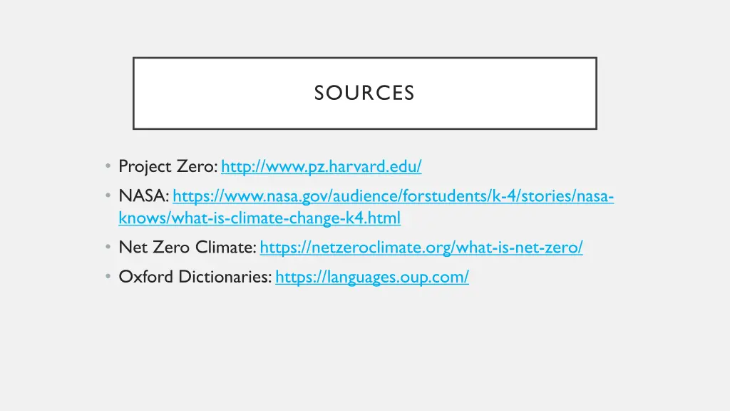 sources