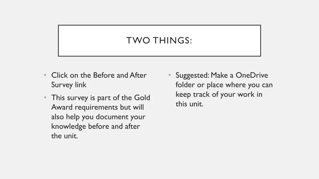two things