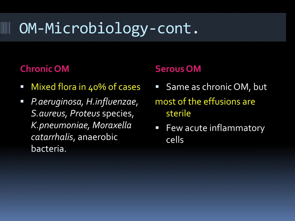 om microbiology cont