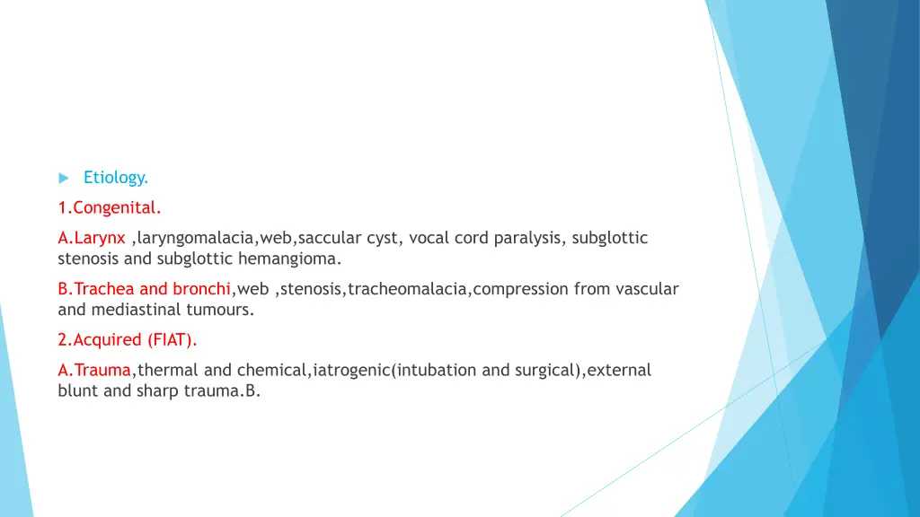 etiology