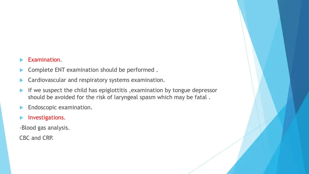 examination