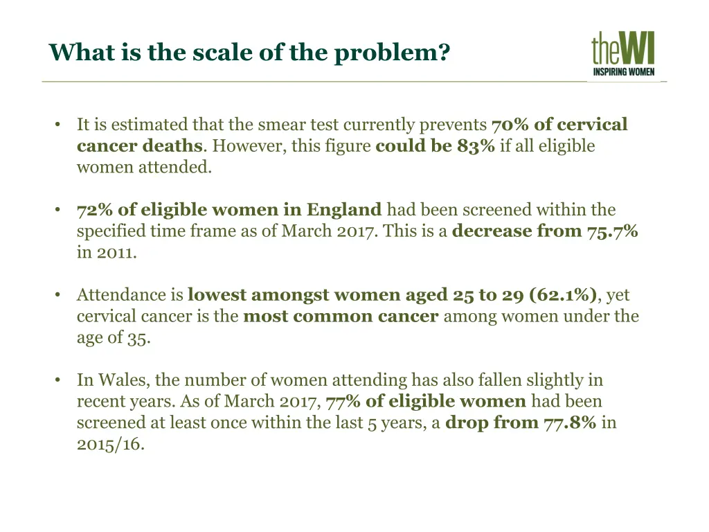 what is the scale of the problem